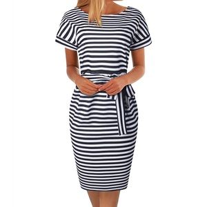 BOKALY Women's Pencil Dress B/W Size M